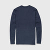 Sean Ultra Soft Classic Henley - Navy Heather