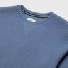 Butch Waffle Thermal Crewneck - Blue Heather
