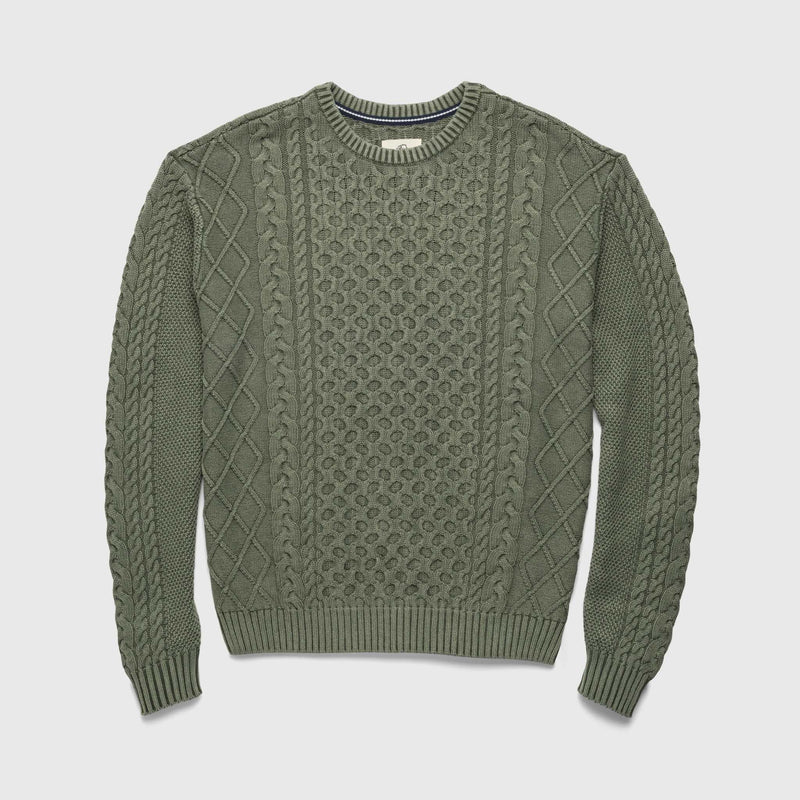 Eddie Knit Sweater - Lichen Green