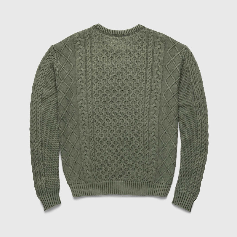 Eddie Knit Sweater - Lichen Green