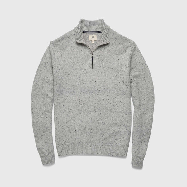 Robbie Mock Sweater - Heather Grey