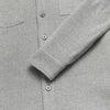 Louis Soft Textured Overshirt - Heather Grey