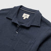 Cary Fleece Polo - Navy Heather