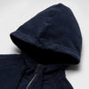 Danny Full-Zip Fuzzy Fleece Hoodie - Navy Blazer
