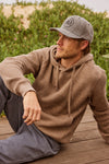 Ivan Waffle Fleece Hoodie - Camel Heather