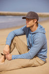 Justin Cashmist Fleece Hoodie - Slate Blue Heather
