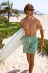 Duke 7.25” Doodle Boardshort - Turf Green