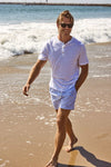 Sean Slub Henley - White
