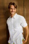 Joey Stripe Shirt - White Combo
