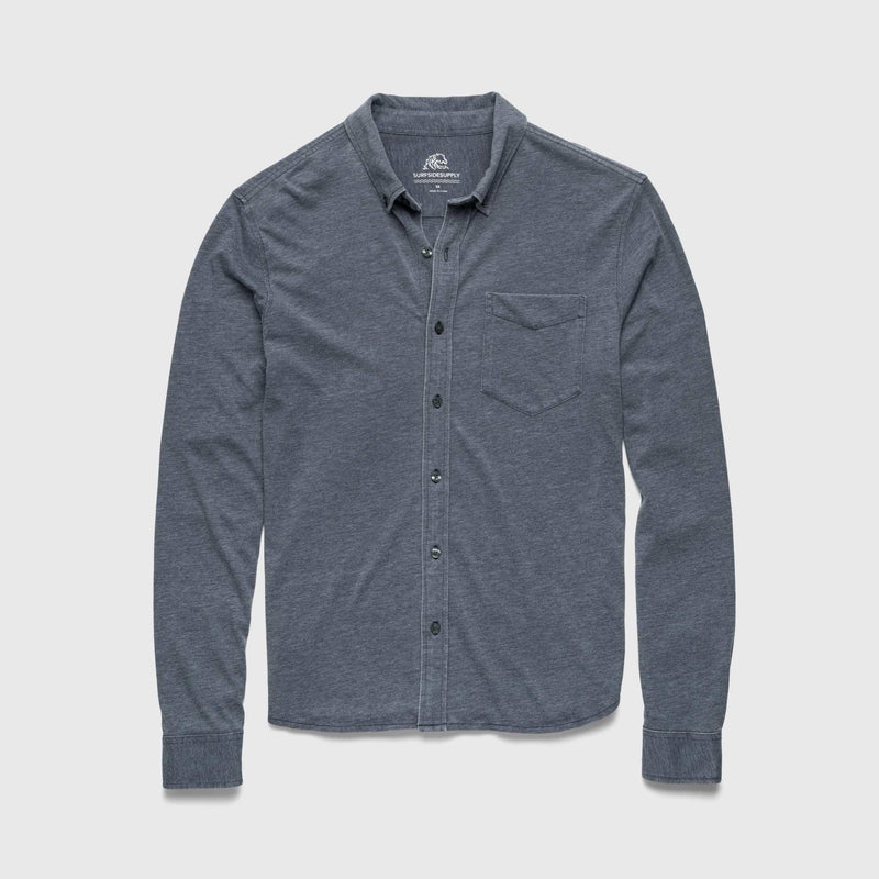 Anthony Burnout Shirt - Navy Blazer