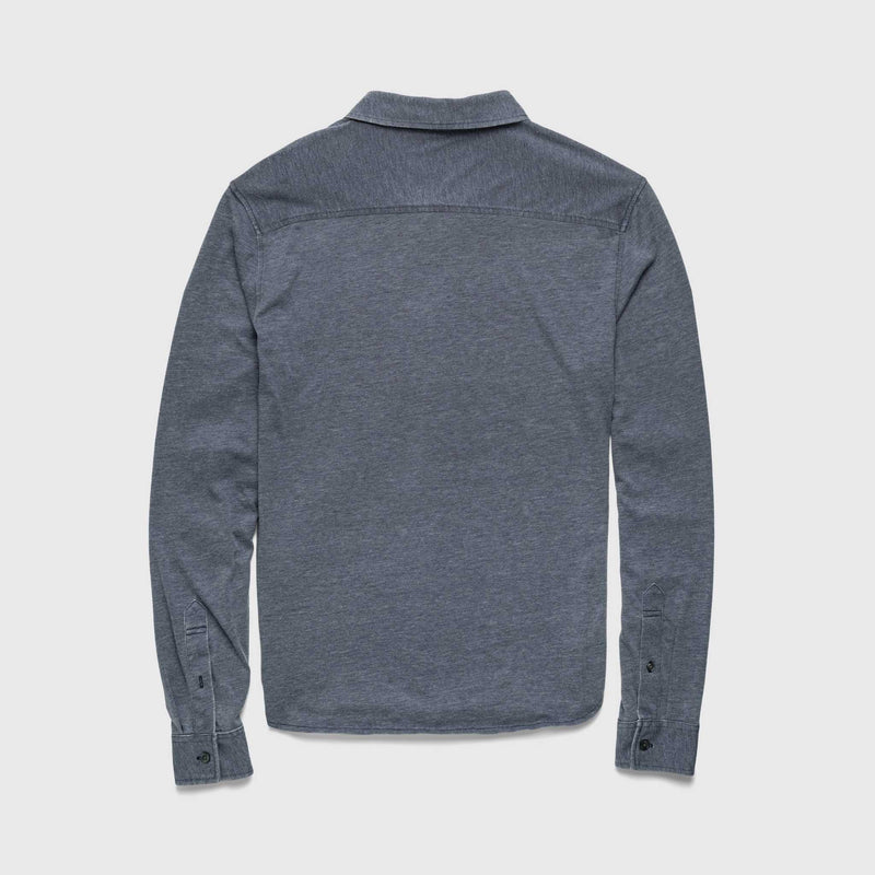 Anthony Burnout Shirt - Navy Blazer