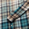 Brian Ombre Plaid Shirt - Aqua Combo