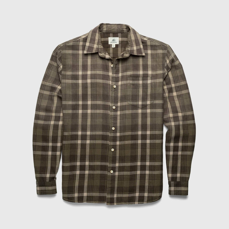 Brian Ombre Plaid Shirt - Green Combo