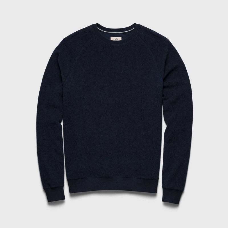Butch Fuzzy Fleece Crewneck - Navy Blazer