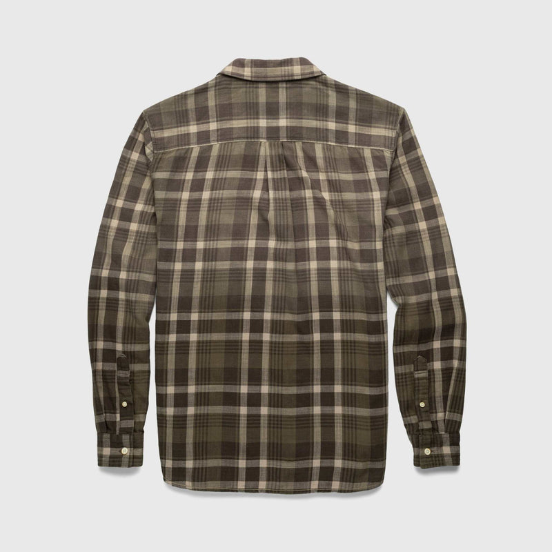 Brian Ombre Plaid Shirt - Green Combo