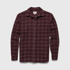 Brian Brushed Plaid Shirt - Cabernet Heather