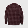 Brian Brushed Plaid Shirt - Cabernet Heather