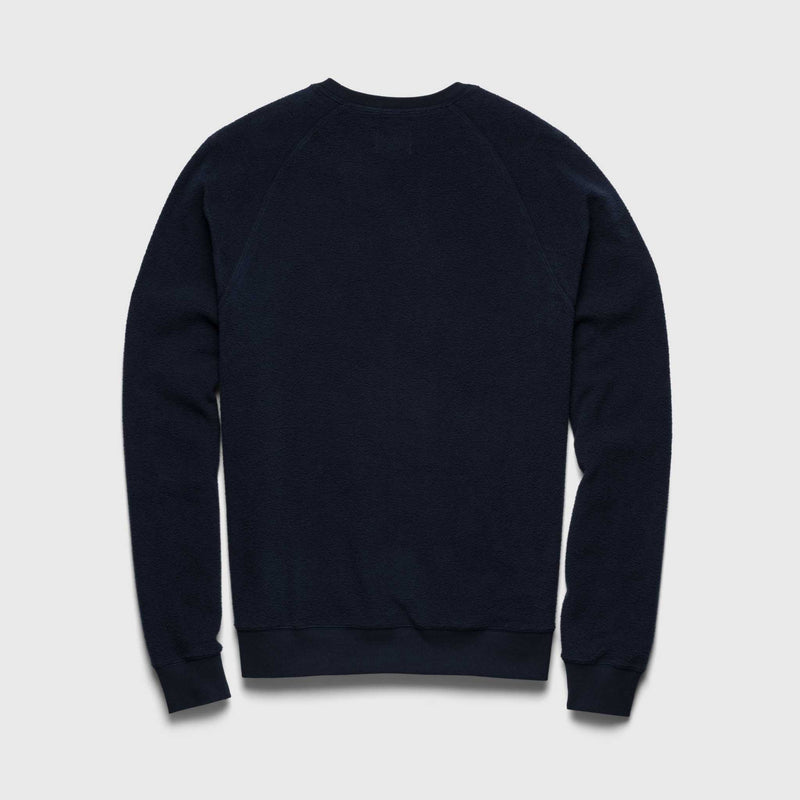 Butch Fuzzy Fleece Crewneck - Navy Blazer