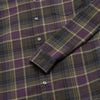Brian Flannel Plaid Shirt - Grape Combo