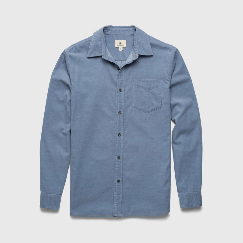 Brian Corduroy Shirt - Country Blue