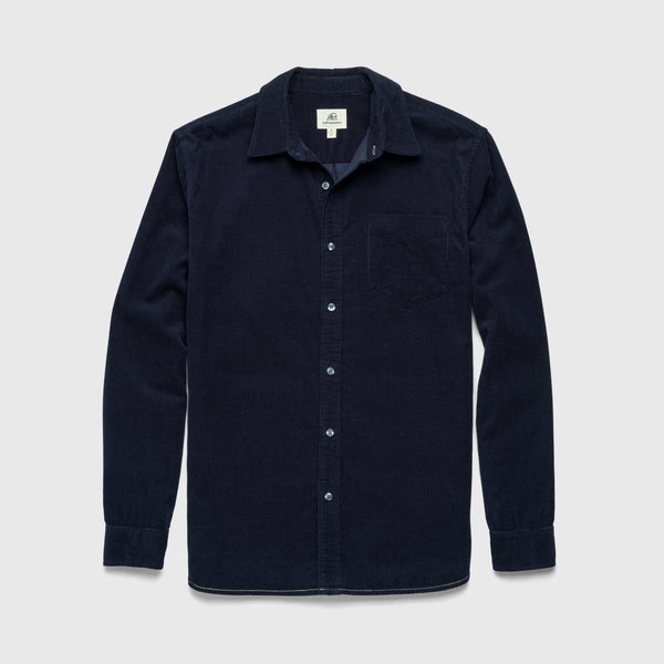 その他 TEN CORDUROY SHIRT NAVY S Brian Corduroy Shirt - Navy Blazer - Surfside Supply Co