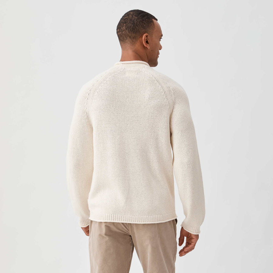 Stu Raglan Rollneck Sweater - Jet Stream - Surfside Supply Co