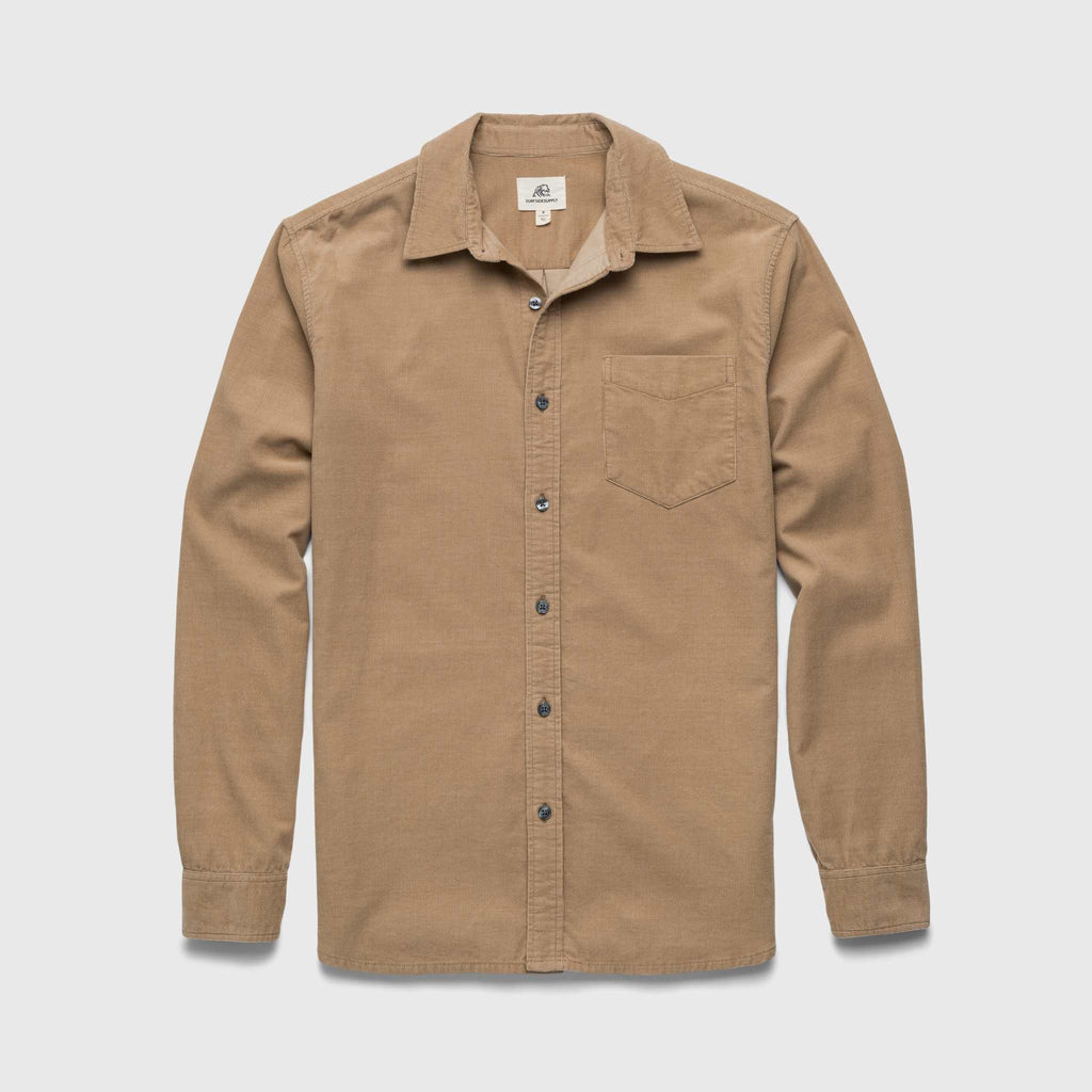 Brian Corduroy Shirt - Chinchilla - Surfside Supply Co. – Surfside