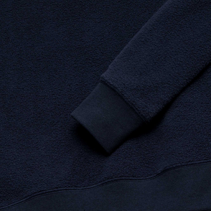 Butch Fuzzy Fleece Crewneck - Navy Blazer