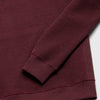 Butch Waffle Thermal Crewneck - Cabernet Heather