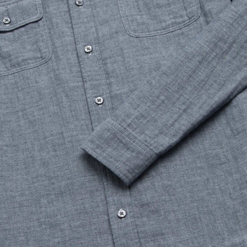 Zhu Double Gauze Shirt - Navy