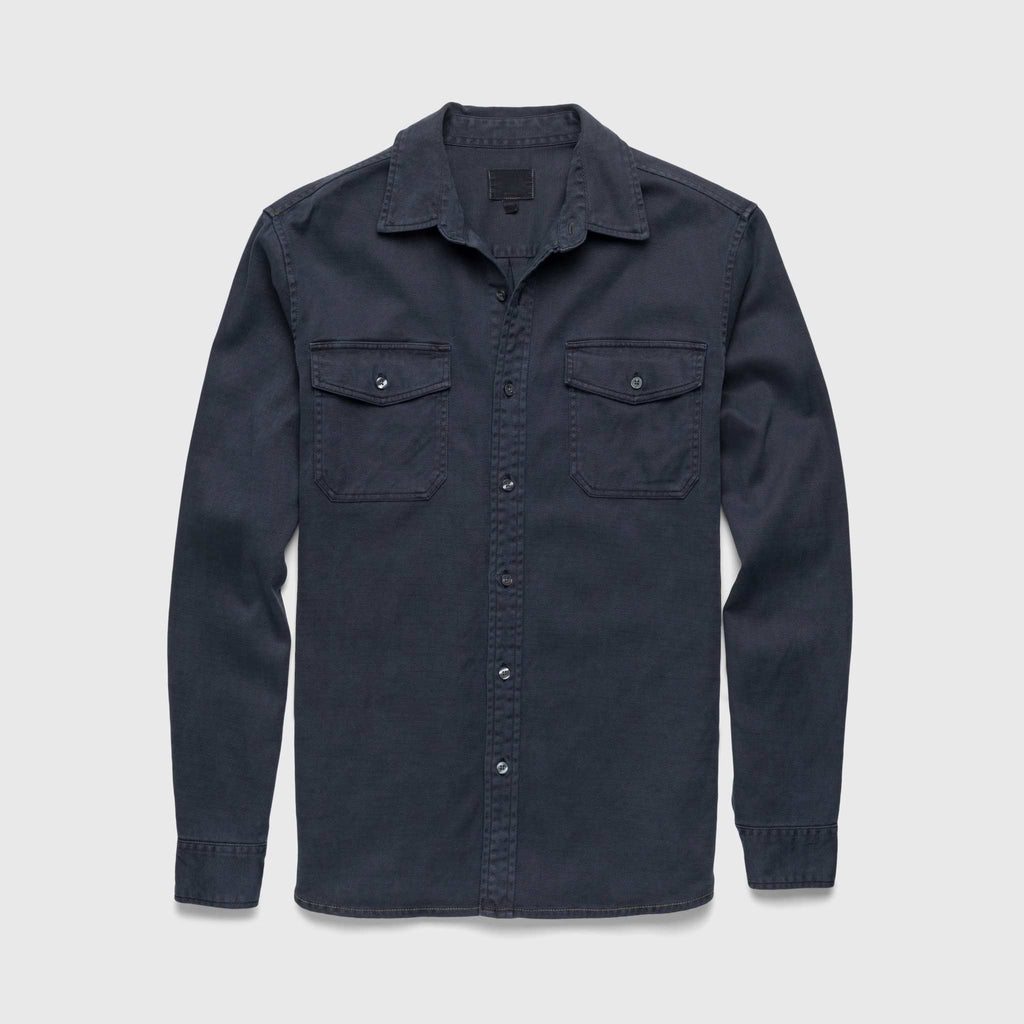 Jeb Tencel Shirt - Navy - Surfside Supply Co. – Surfside Supply Co.