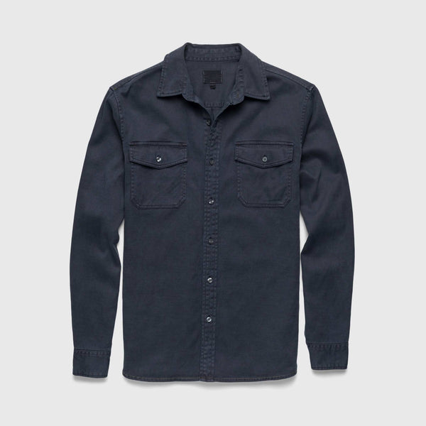Jeb Tencel Shirt - Navy - Surfside Supply Co. – Surfside Supply Co.