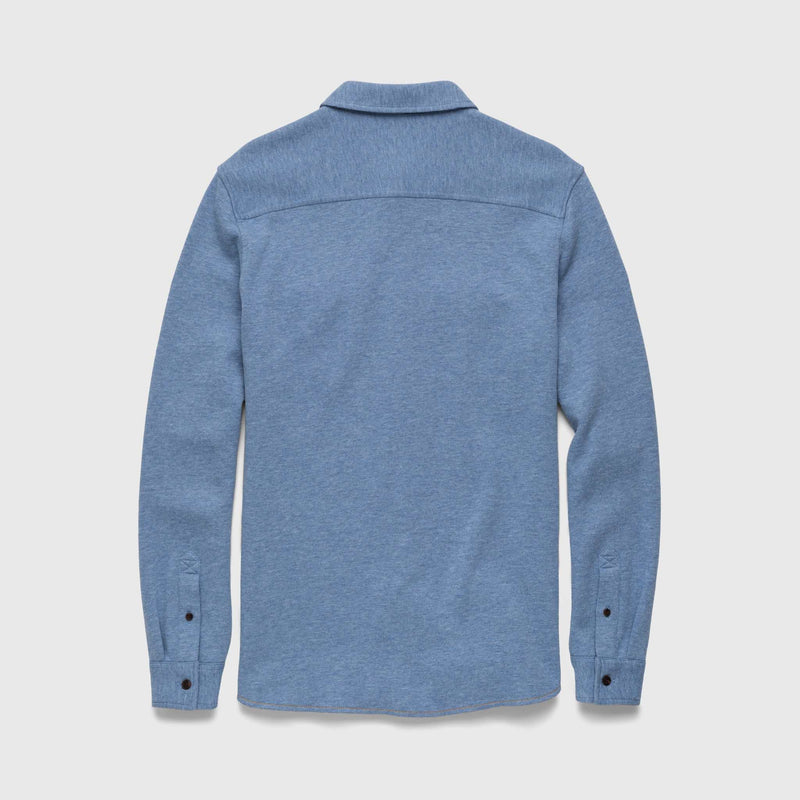 Rex Soft Knit Shirt - Blue Heather