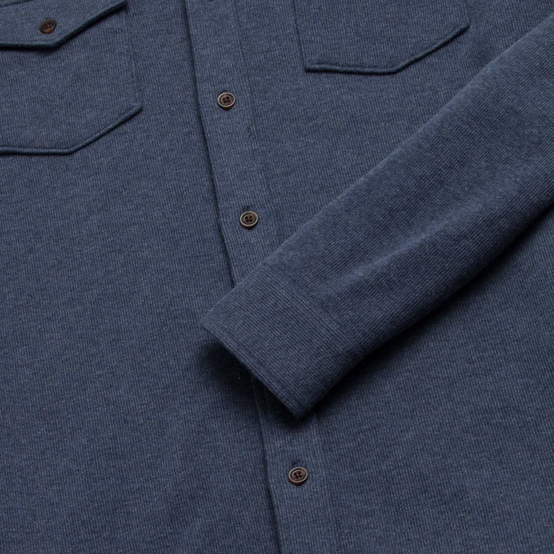 Rex Soft Knit Shirt - Navy Heather