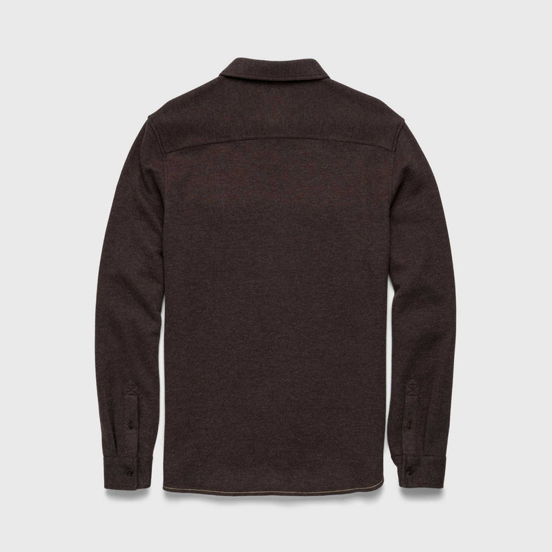 Rex Soft Knit Shirt - Brown Heather