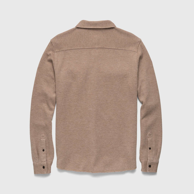Rex Soft Knit Shirt - Camel Heather