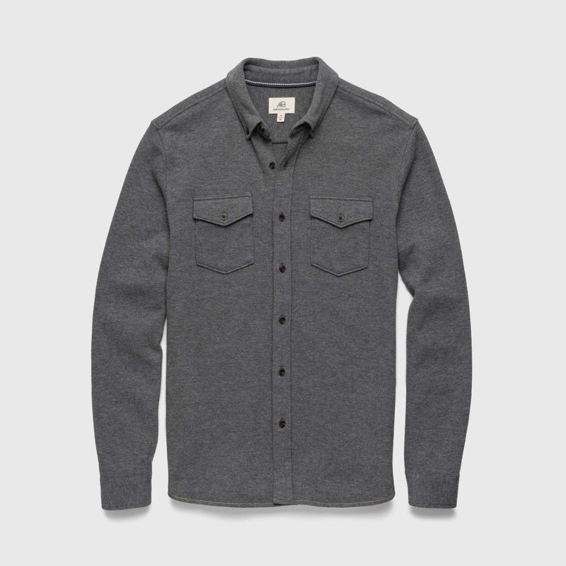 Rex Soft Knit Shirt - Charcoal Heather