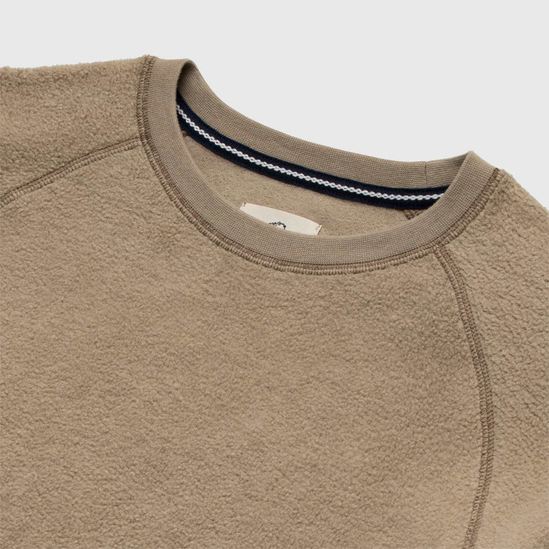 Butch Fuzzy Fleece Crewneck - Chinchilla