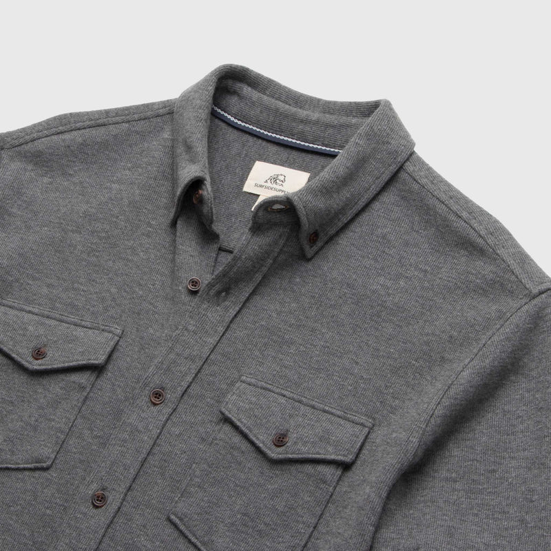 Rex Soft Knit Shirt - Charcoal Heather
