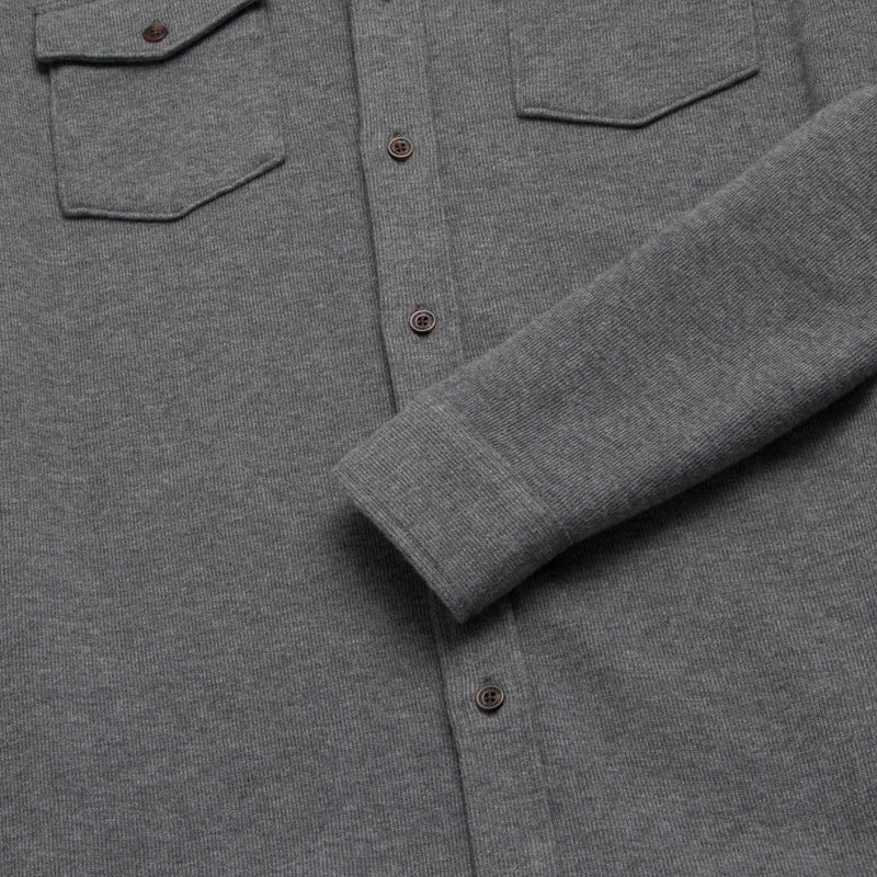 Rex Soft Knit Shirt - Charcoal Heather