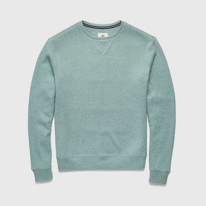 Butch Cashmist Crewneck - Aqua Heather