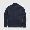 Austin Quilted Shawl Cardigan – Navy Heather