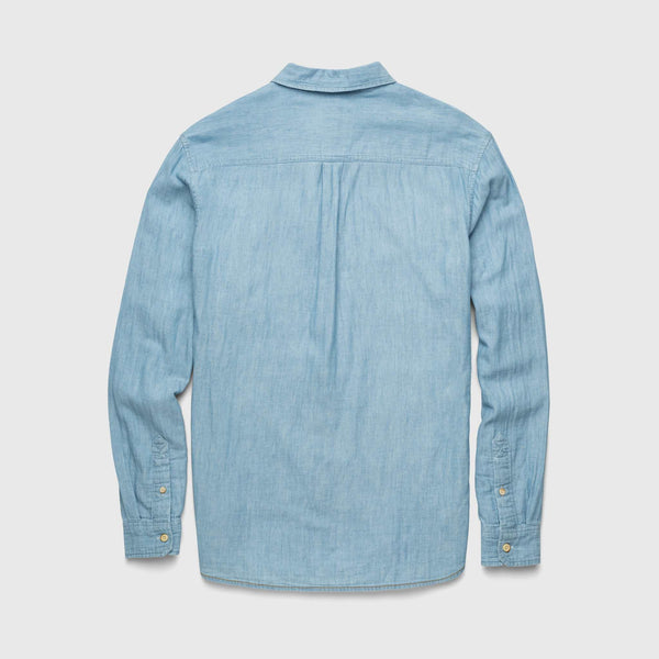 Zhu Chambray Shirt - Blue