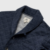 Austin Quilted Shawl Cardigan – Navy Heather