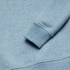 Bobby Soft Ribbed Fleece Quarter Zip - Blue Heather