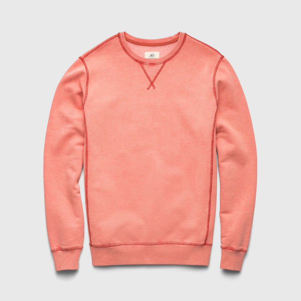 Butch Vintage Wash Crewneck Mineral Red - Main Image