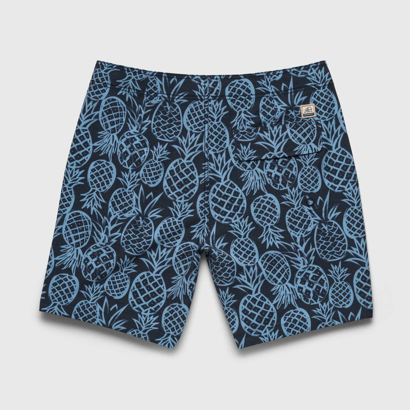 Duke 7.25” Pineapple Boardshort - Blue