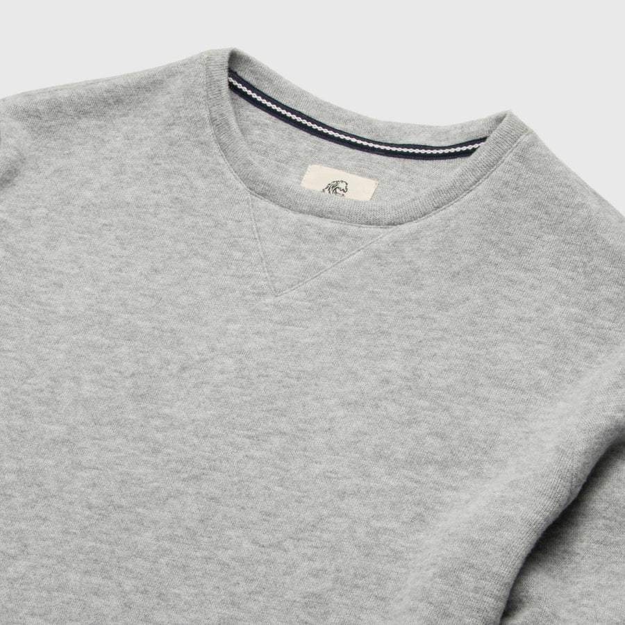 Butch Cashmist Crewneck - Heather Grey - Surfside Supply Co