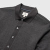 Wesley Polo Cardigan - Charcoal Heather