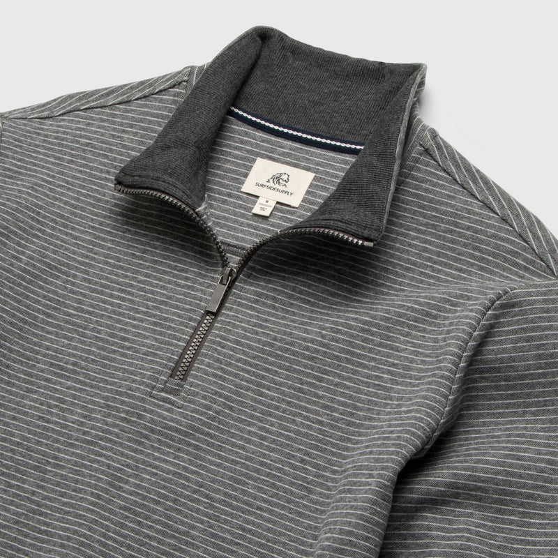 Bobby Fleece Quarter Zip - Charcoal Heather